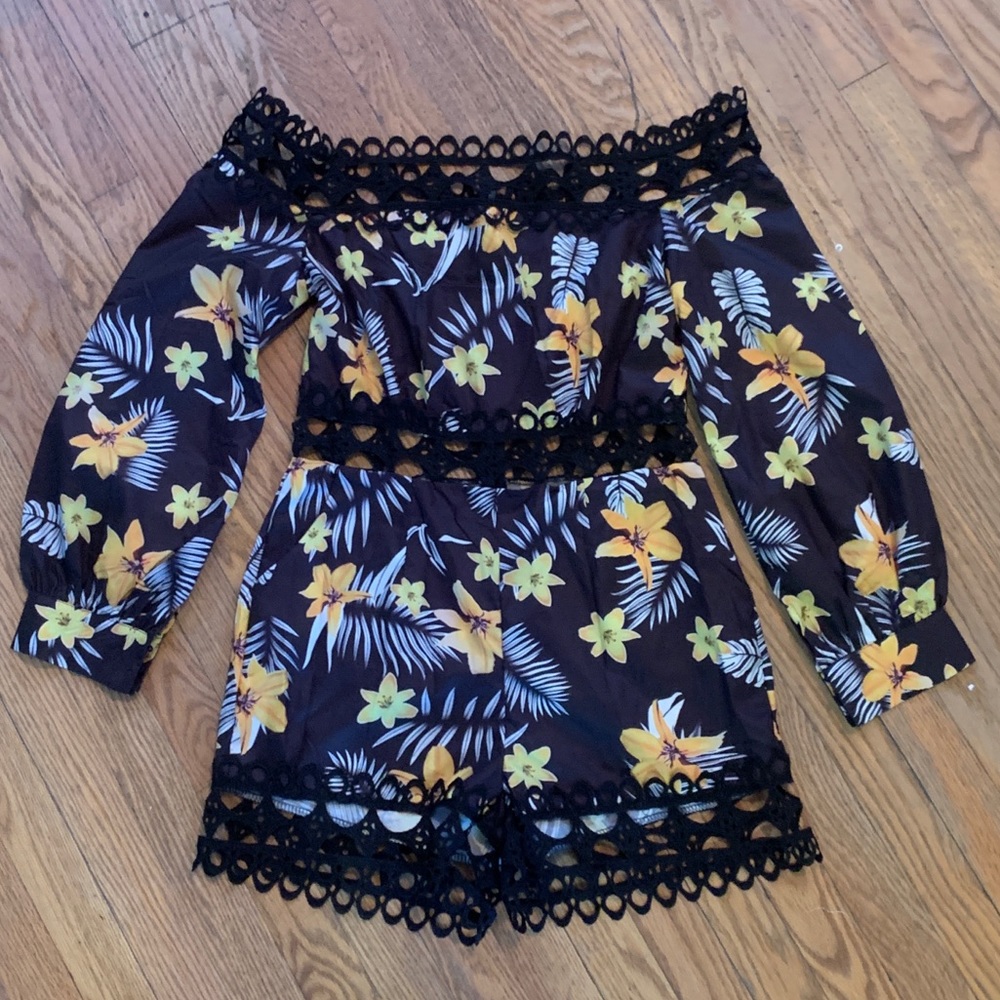 Long sleeve romper